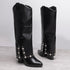 DAMEN FALTSTIEFEL MIT SPITZER ZEHENPARTIE – PERFEKTES GESCHENK